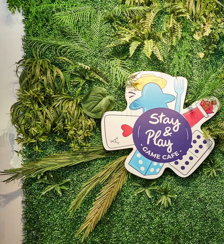Stay & Play Game Cafe Instagram Wall